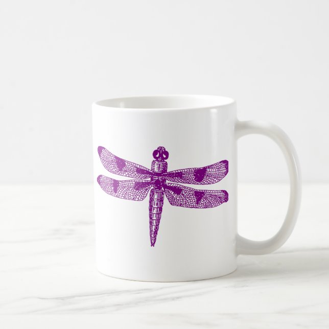Dragonfly Graphic Coffee Mug (Right)