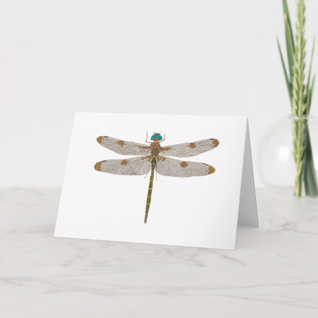 Dragonfly Greeting Card (Front)