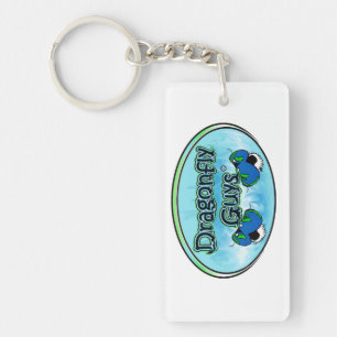 Dragonfly Guys Logo Keychain