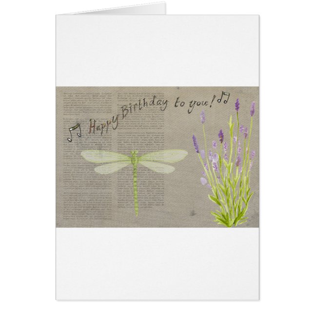 dragonfly happy birthday (Front)