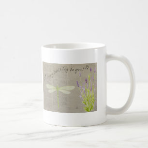 dragonfly happy birthday coffee mug