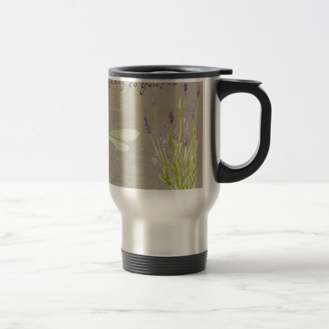 dragonfly happy birthday travel mug (Right)