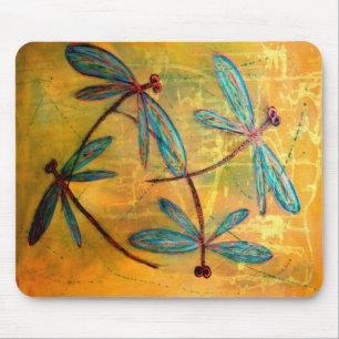 Dragonfly Haze Mouse Mat