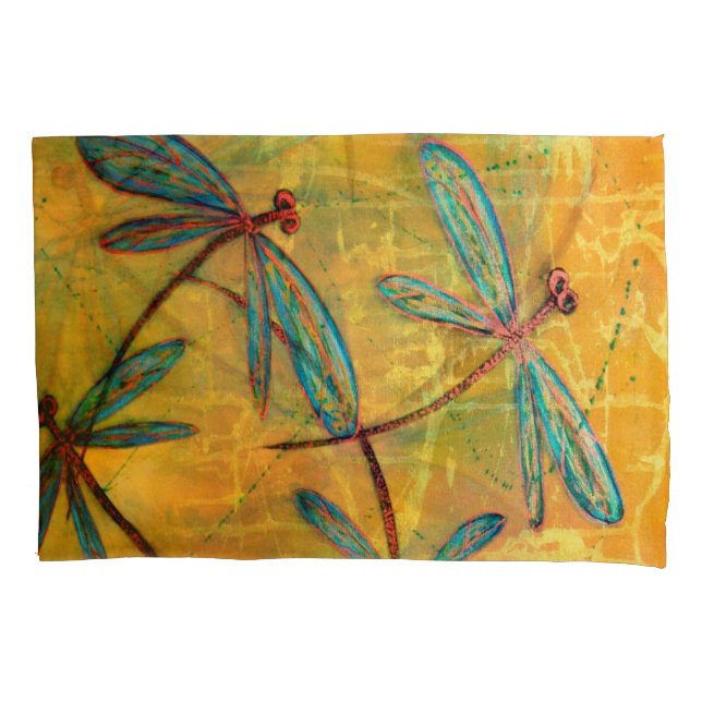 Dragonfly Haze Pillowcase (Front)