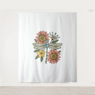 dragonfly heart for women tapestry