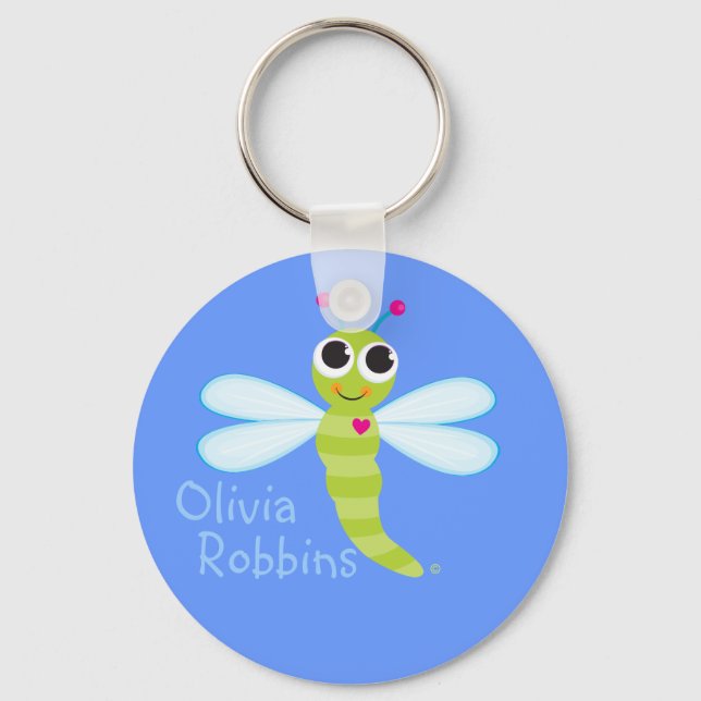 Dragonfly Identification Keychain (Front)
