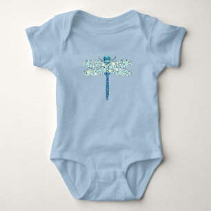Dragonfly In Dots Baby Bodysuit