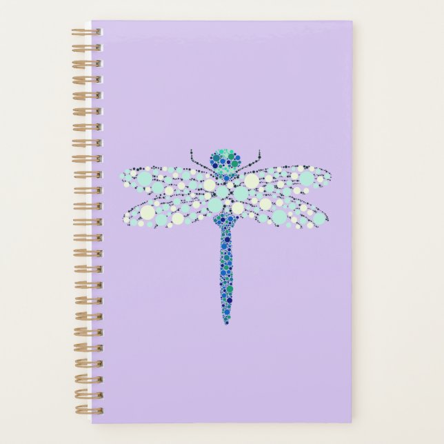 Dragonfly In Dots Planner (Front)