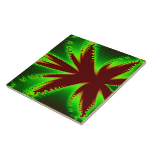 Dragonfly in Flames Tile