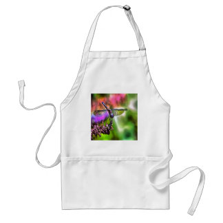 Dragonfly In Green and Blue Realistic Painting Standard Apron
