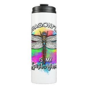Dragonfly Is My Spirit Animal Thermal Tumbler