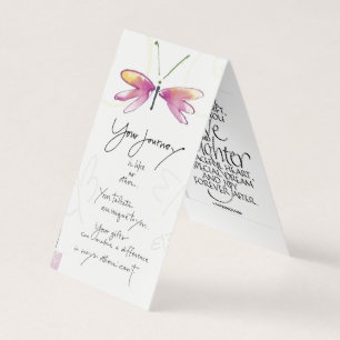Dragonfly Journey Like No Other Bookmark Business Card