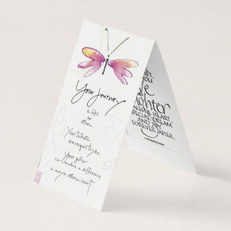 Dragonfly Journey Like No Other Bookmark Business Card
