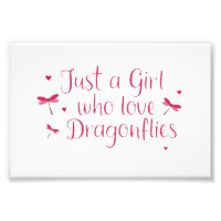 Dragonfly Just A Girl Who Loves Dragonflies T-Shir