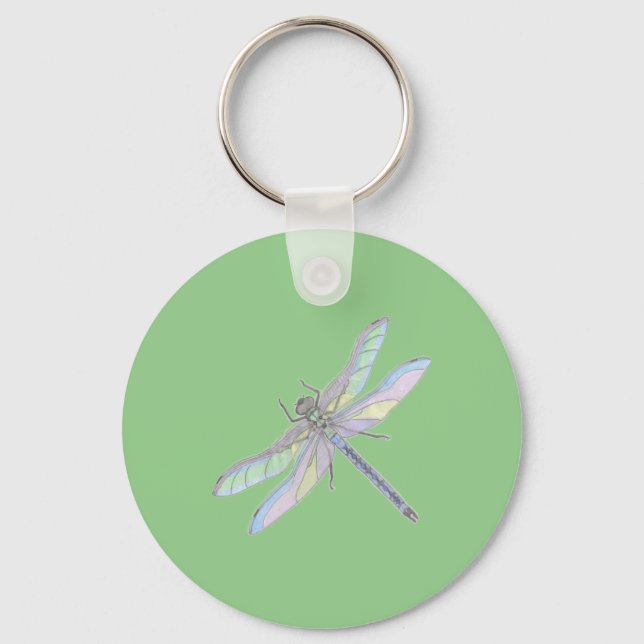 DRAGONFLY keychain (green) (Front)