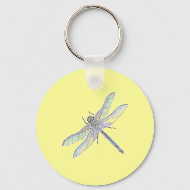 DRAGONFLY keychain (yellow) (Front)