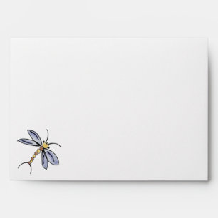 Dragonfly & Lady Bug Matching Invitation Envelopes