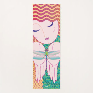 Dragonfly Lady Yoga Mat