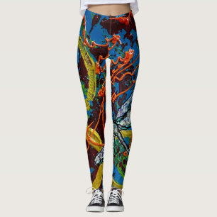 Dragonfly leggings
