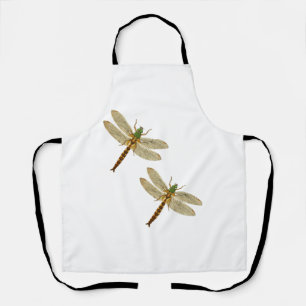 Dragonfly Lovers, Dragonfly Couples in Nature Apron