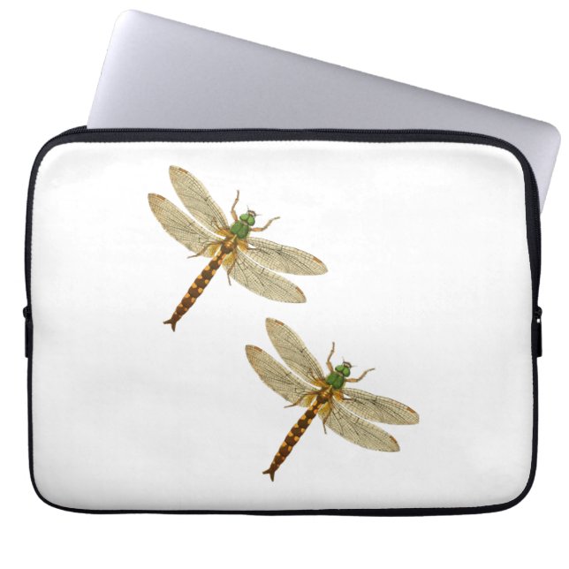 Dragonfly Lovers, Dragonfly Couples in Nature Laptop Sleeve (Front)