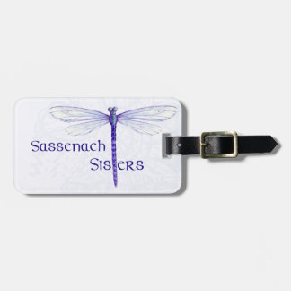 Dragonfly luggage tag