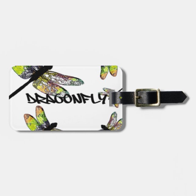 DRAGONFLY LUGGAGE TAG (Front Horizontal)
