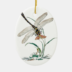 Dragonfly Magic Ceramic Tree Decoration
