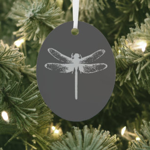 Dragonfly Metal Tree Decoration