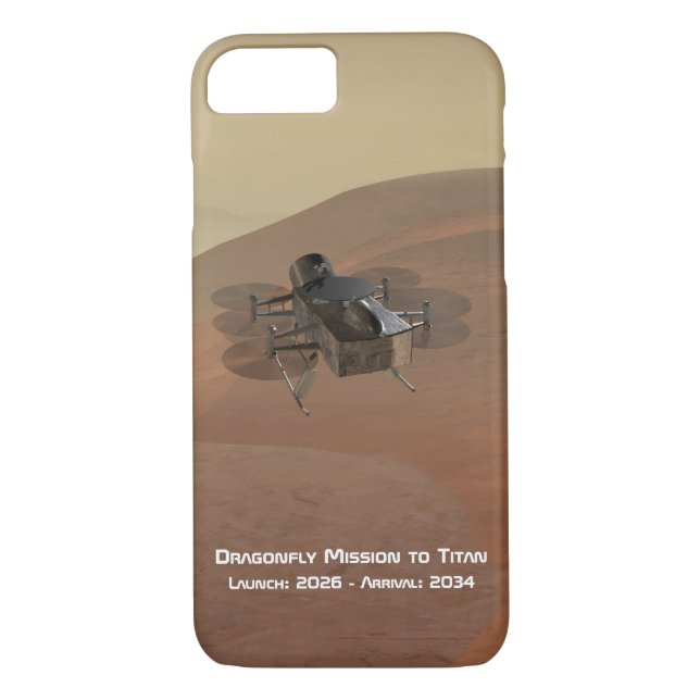 Dragonfly Mission to Titan Case-Mate iPhone Case (Back)
