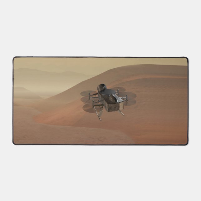 Dragonfly Mission to Titan Desk Mat (Front)