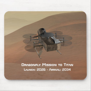 Dragonfly Mission to Titan Mouse Mat