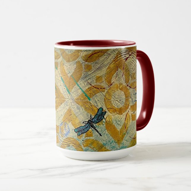 Dragonfly Mug (Front Right)