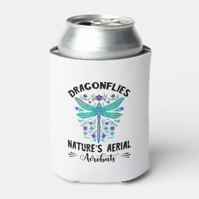 Dragonfly Nature Insect Nature's Aerial Acrobat Dr Can Cooler (Can Front)