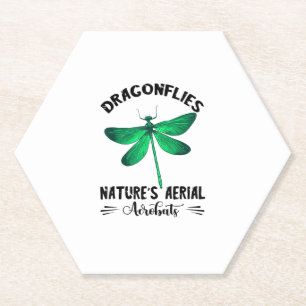 Dragonfly Nature Insect Nature's Aerial Acrobat Dr Paper Coaster