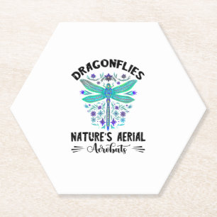 Dragonfly Nature Insect Nature's Aerial Acrobat Dr Paper Coaster