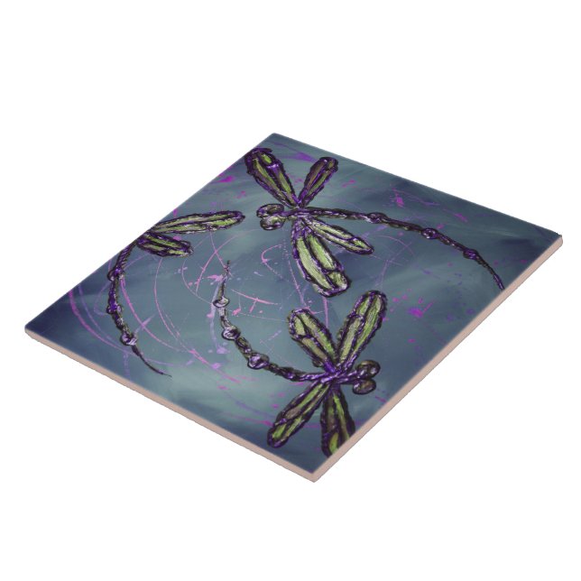 Dragonfly Night Flit Tile (Side)