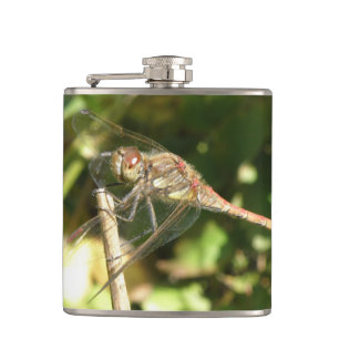 Dragonfly on a Twig Flask