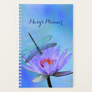Dragonfly on Water Lily Planner