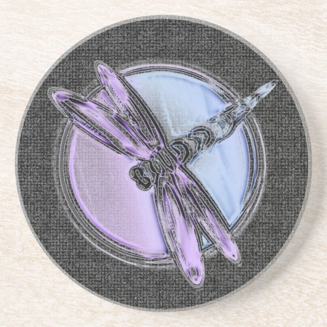 Dragonfly Outline Coaster (Front)