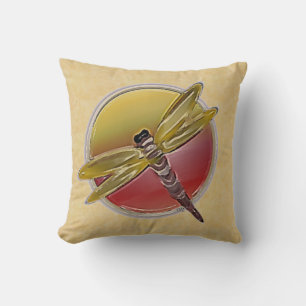 Dragonfly Paintbrushed Pillows