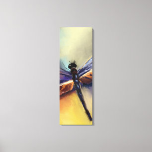 Dragonfly painting canvas print