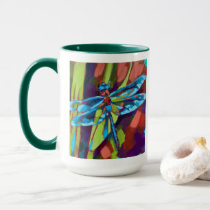 Dragonfly Painting - Gift for Insect Lovers Mug