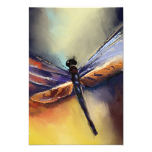 Dragonfly painting photo print