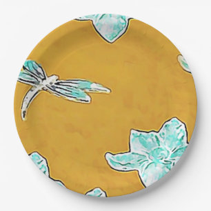 Dragonfly Paper Plate