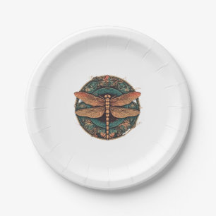 Dragonfly    paper plate