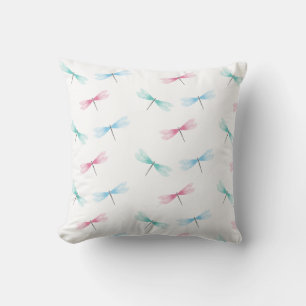 Dragonfly pattern cushion