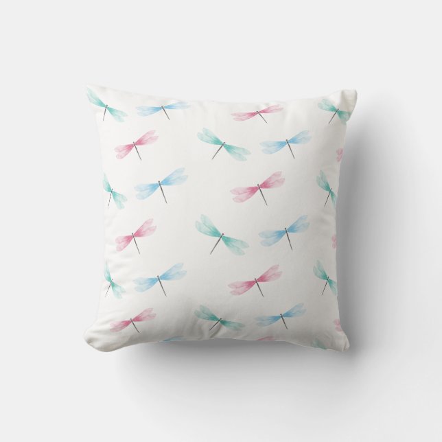 Dragonfly pattern cushion (Front)