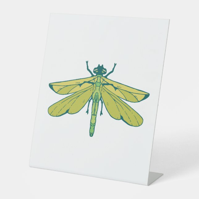 Dragonfly         pedestal sign (Front)