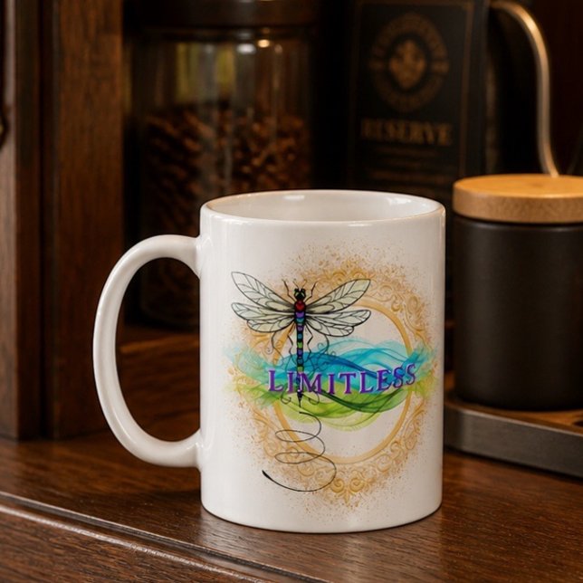 Dragonfly Personalised  Coffee Mug (Creator Uploaded)